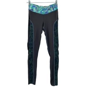 Maaji Gray Green 7/8 Active Wear Leggings M